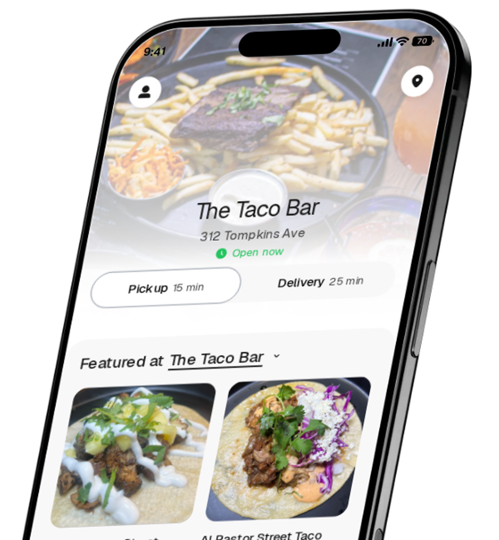 The Taco Bar app preview