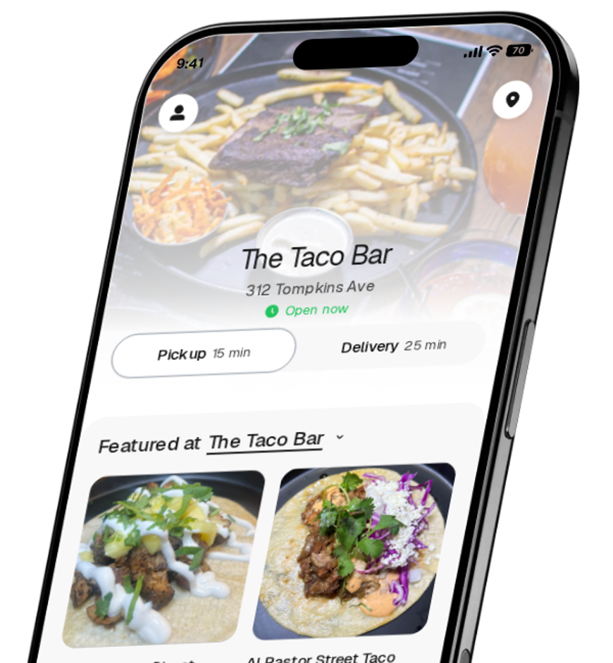The Taco Bar app preview