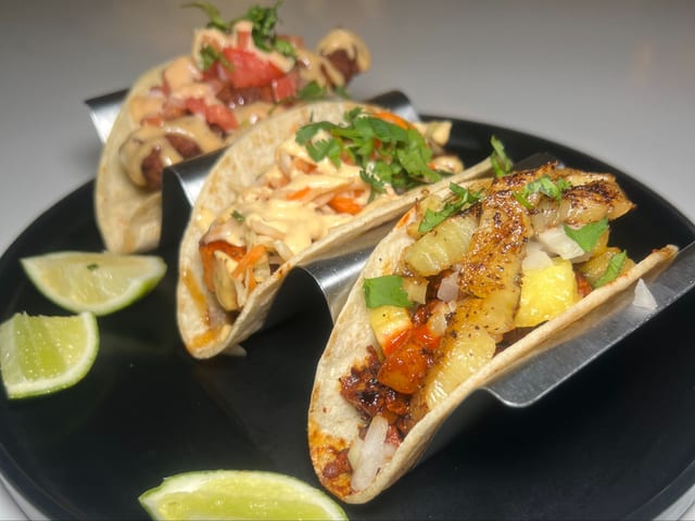 Pick Any 3 Tacos.